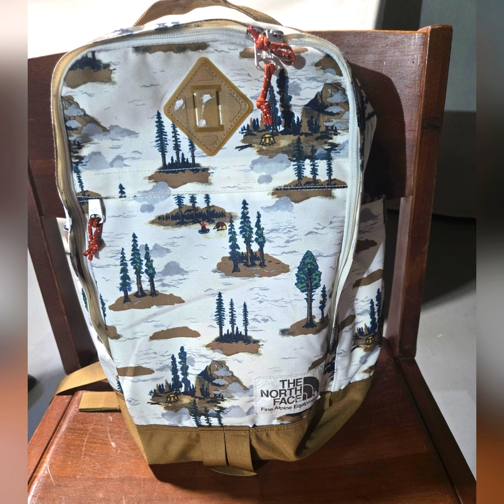 The North Face Limited EditionWhite and Brown Backpack Expedion Series